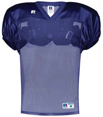 Russell Athletic S096BM Stock Practice Jersey T-Shirt in Royal Blue size XL   Polyester