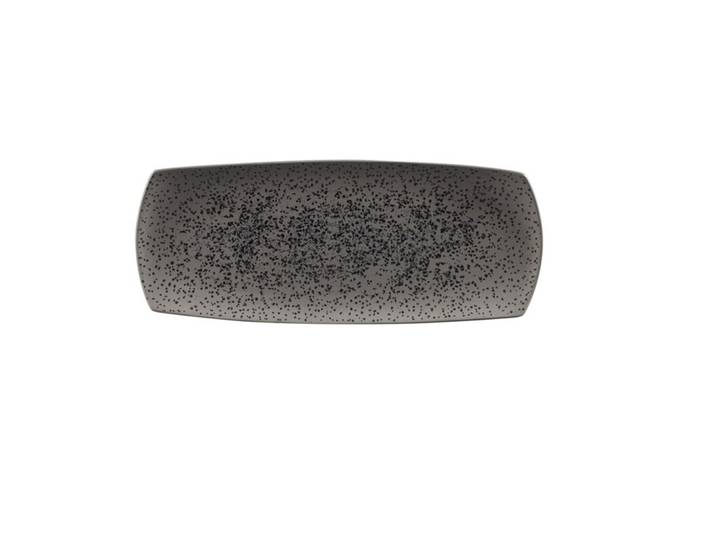 Platte Churchill steingrau Porzellan Oval B 35.5 cm