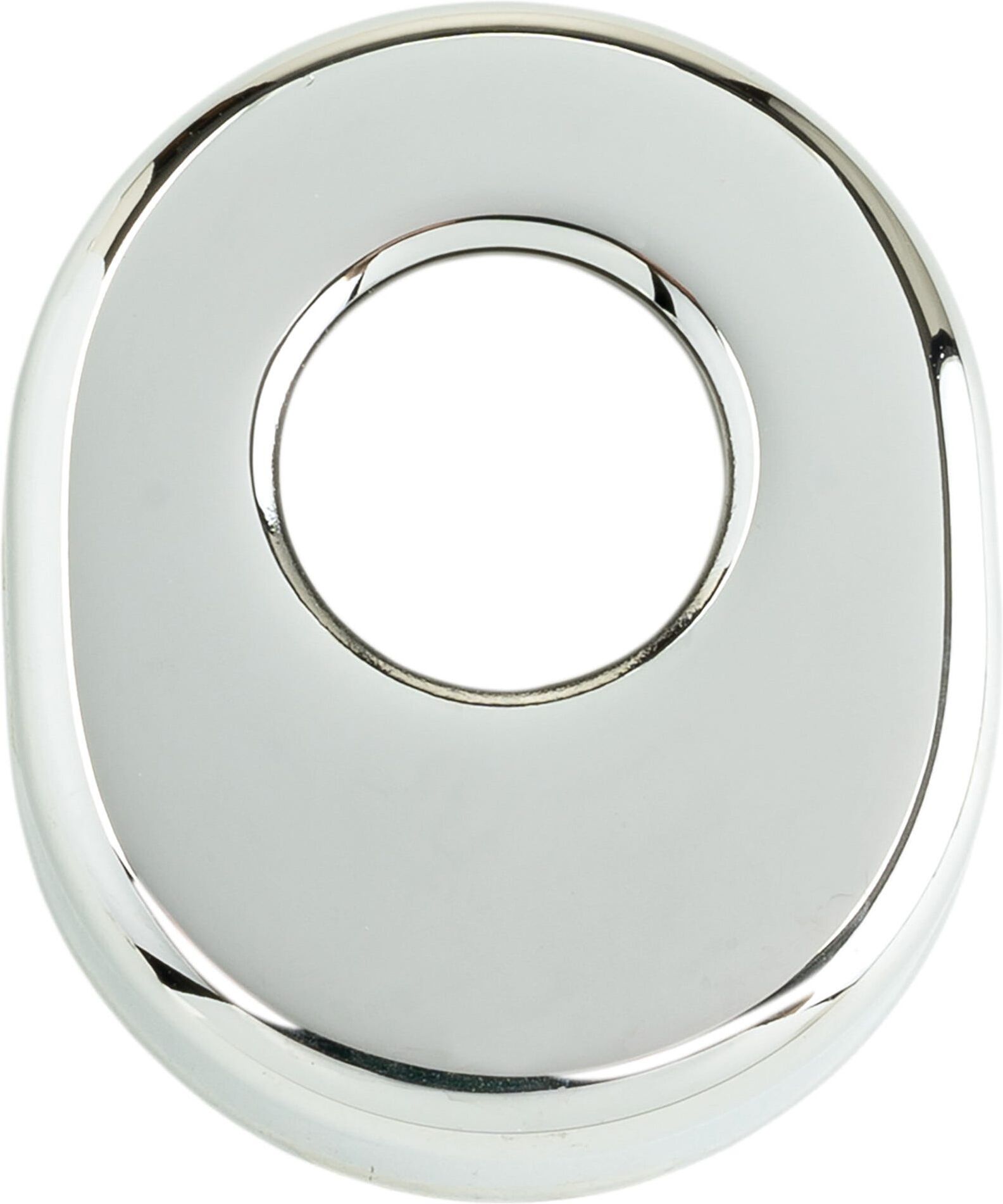 Securemme MOSTRINA  CROMO LUCIDO 42x50 mm PER PROTETTORE OVALE