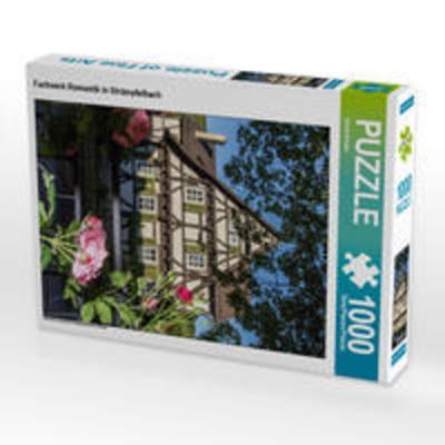 CALVENDO Puzzle Fachwerk Romantik in Strümpfelbach 1000 Teile Lege-Größe 48 x 64 cm Foto-Puzzle Bild von Horst Eisele