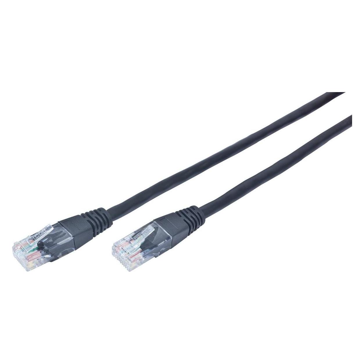 Gembird CAT5e UTP Patch cord black 10m (U/UTP, UTP, CAT5e, 10 m) (PP12-10M/BK)