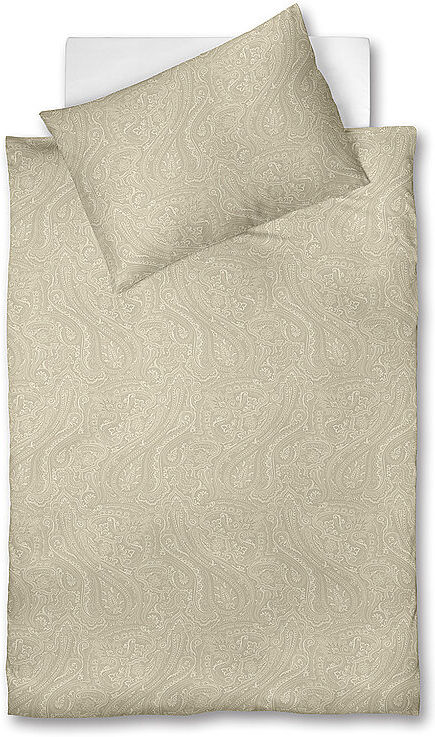 FLEURESSE Flanell Bettwäsche 70x90cm/140x200cm LECH Almond beige EG