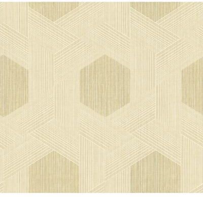 Seabrook Designs Casaba Honeycomb Geo Unpasted Wallpaper