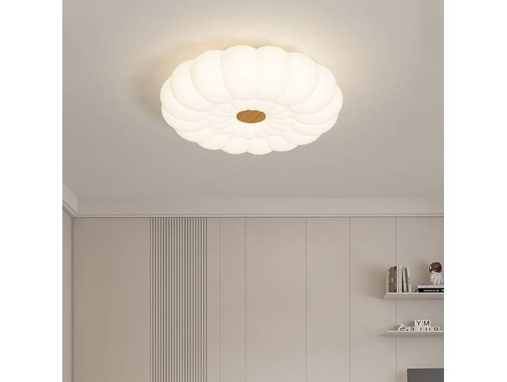 Plafonnier de Style crème moderne pour salon salle à manger chambre Simple étude allée plafonnier décor à la maison luminaire