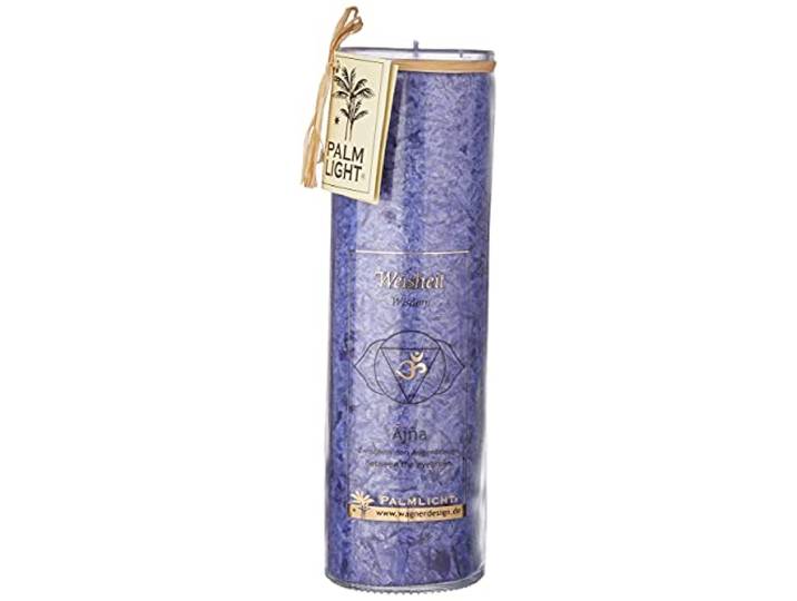 Palm Light Chakra Kaars, Blauw, 780