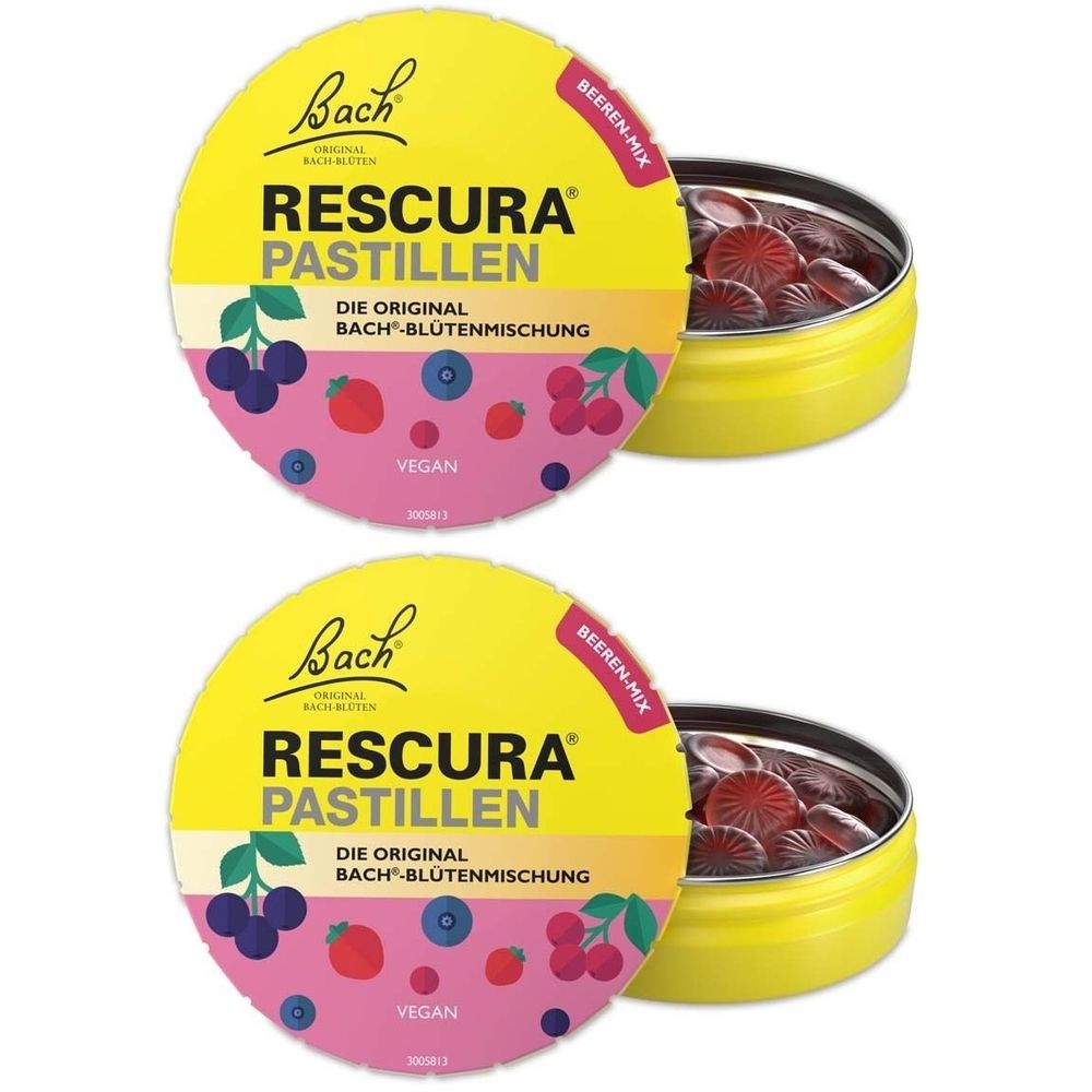 Bach OR Rescura PAS Beeren x2 2x50 g Pastillen