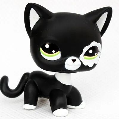 Inspire Daily Merch Rare Pet Toy Mini Stands Short Hair Kitten Collectible Bobblehead Figure Original LPS Inspired Toy For Cat Lovers d
