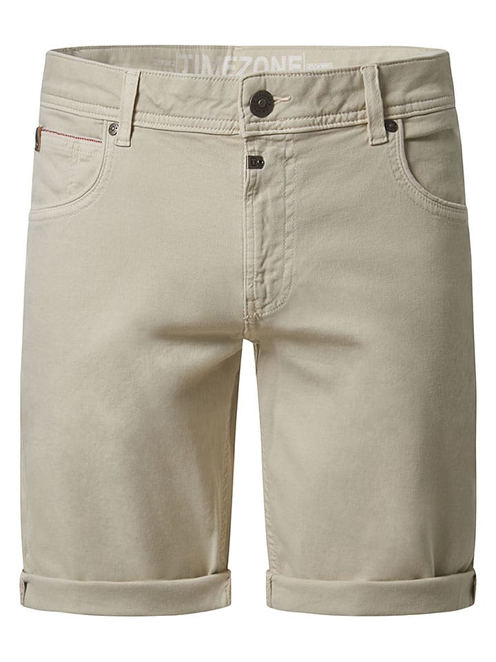 Timezone Jeans-Shorts "Scotty" - Slim fit - in Beige - W30
