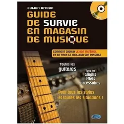 Julien Bitoun, Guide de survie en magasin de musique Gitarre Buch + CD, Sachbücher von Julien Bitoun