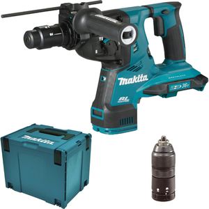 Makita Bohrhammer DHR281ZJ, SDS+, 2x 18V, Schlagkraft 2,9 Joule