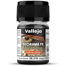 Vallejo Diorama FX Vulcan Black 35 ml 26316 (0,1-0,6 mm)