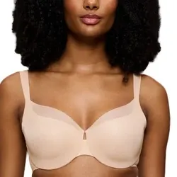 Triumph BH BMU Illusion Curve Minimizer Bra Beige E 75 Damen