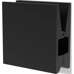 Pinch Handtuchhalter 10 cm quadratisch schwarz matt