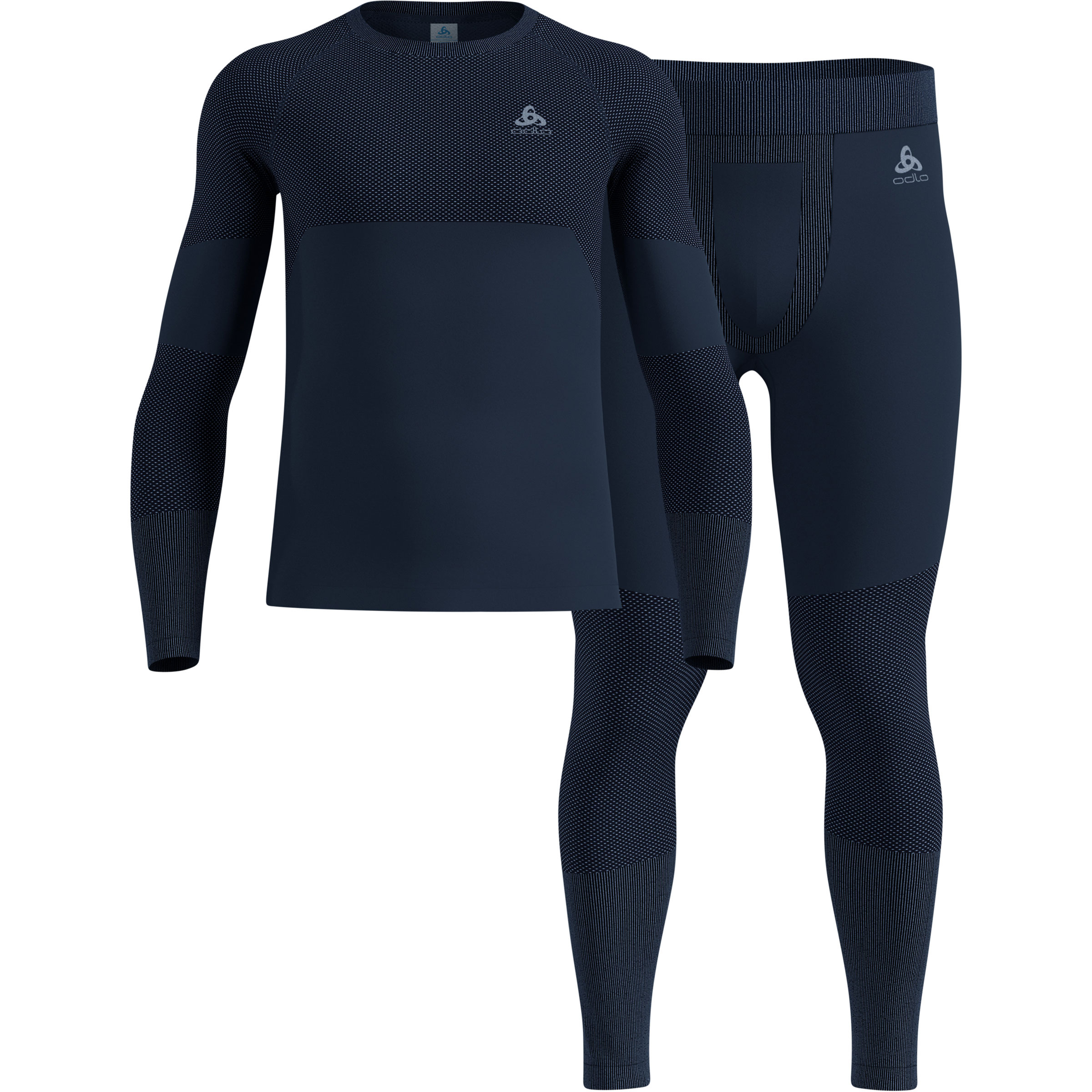 Odlo Fundamentals Performance Warm Unterwäsche Set Herren Unterwäsche Sets blau Größe L Elastisch