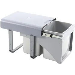 Ekotech Ekko Front 40, Abfalleimer, Grau