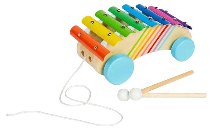 Bigjigs houten trekfiguur Xylofoon muziek speelgoed voor kinderen