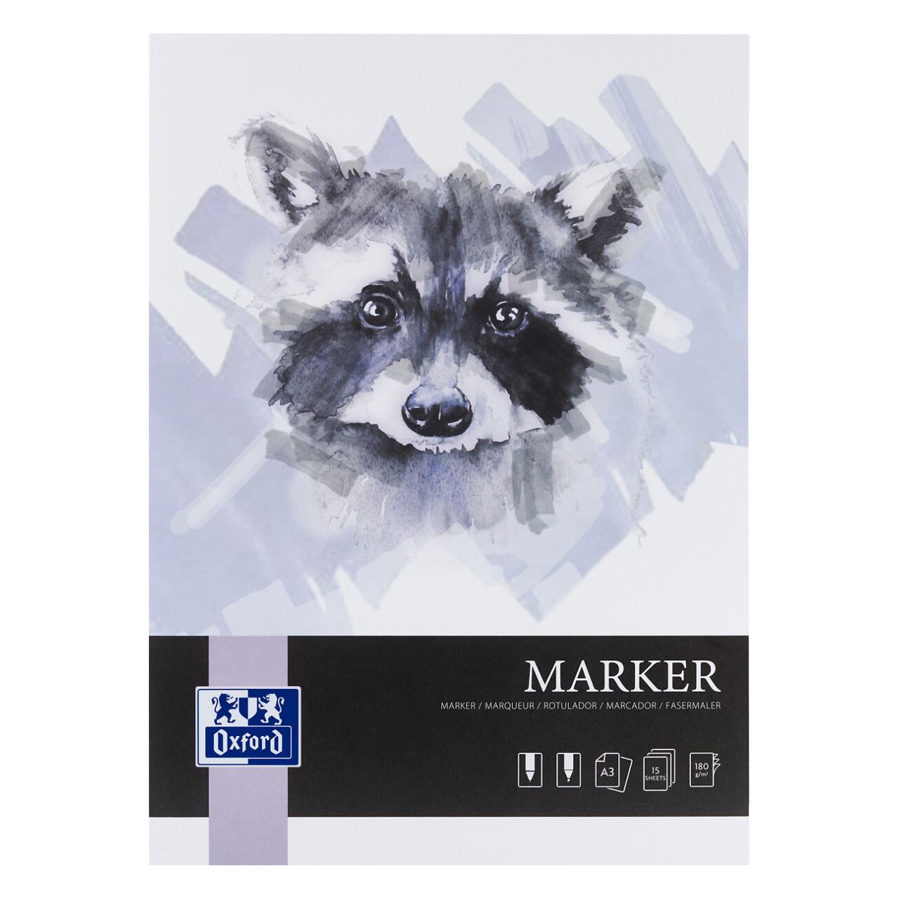 OXFORD Zeichenblock Marker DIN A3