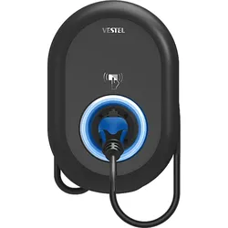 VESTEL Wallbox EVC04-AC22-T2P HOME PLUS Ladestation für Elektrofahrzeuge, 22 kW, Kabellänge: 5 m