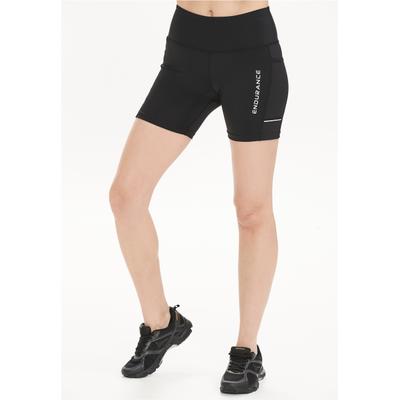 Lauftights ENDURANCE "Energy 2", Damen, Gr. 38, EURO-Größen, schwarz, 81% Polyester, 19% Elasthan, unifarben, Hosen, mit funktionalen Details