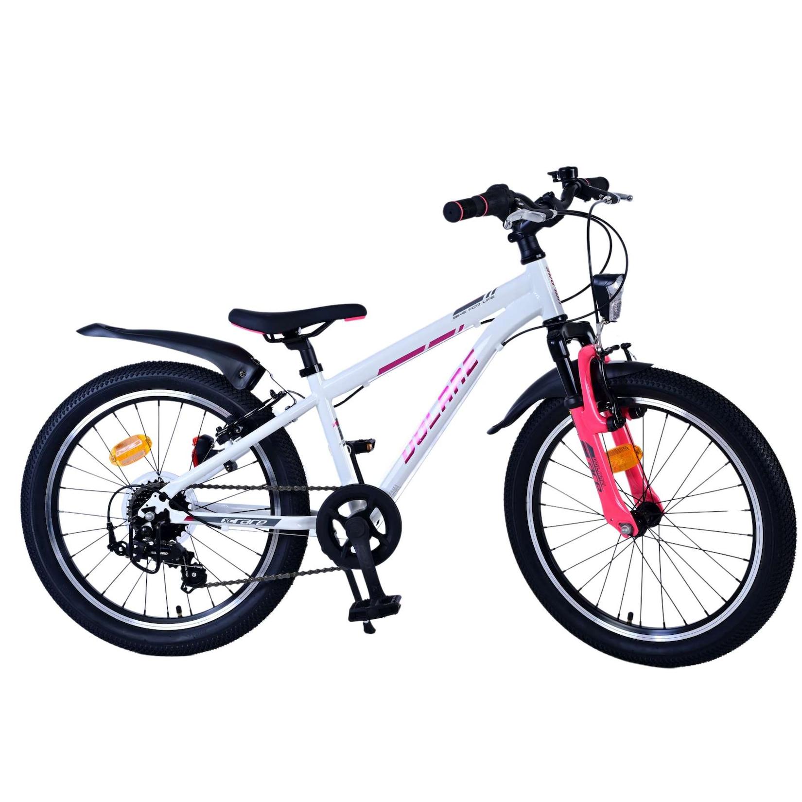Volare Kinderfahrrad XC Race 20 Zoll Kinderrad in Weiß Pink Fahrrad