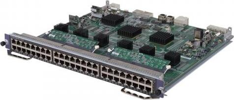 Hewlett Packard Enterprise 7500 48-port Gig-T PoE-ready Module, Gigabit Ethernet, 1000BASE-T, 100BASE-TX, 10BASE-T, IEEE 802.3, IEEE 802.3ab, IEEE 802.3af, IEEE 802.3u, HP 7500 Switch Series, 355 x 377 x 40 mm