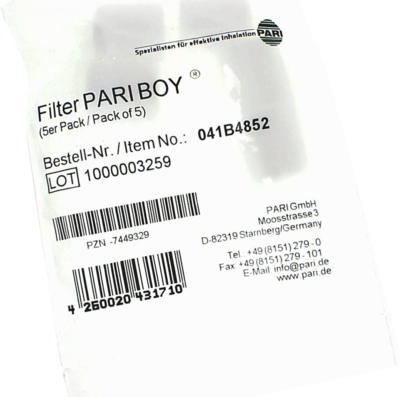 Pari GmbH Pharma -und Apothekenservice PARI Filtereinsatz neu Typ 38 und 85 5 St 07449329
