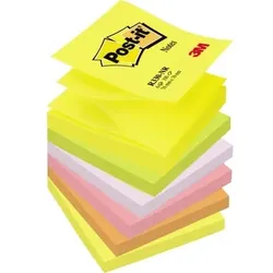 Post-it Haftnotiz Z-Notes Neon R330NR sortiert 6 St./Pack.