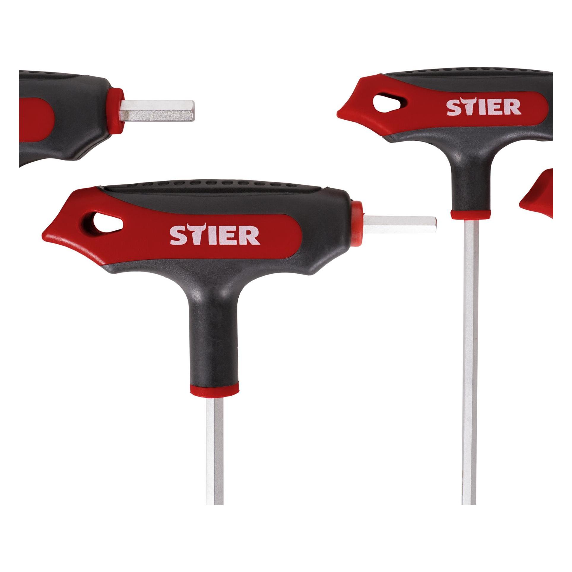 Stier T-Griff-Schraubendreher-Satz 6kt 2 - 10 mm 8-teilig (91649895)