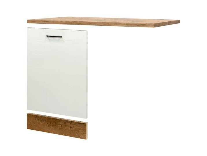 FlexWell Geschirrspülerfront, Eiche, Magnolie, 110x85x60 cm, Made in Germany, Küchen, Küchenmöbel, Küchenschränke, Geräteumbauschränke