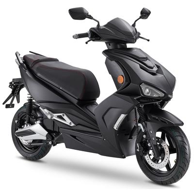 E-Motorroller LUXXON "LuXXon F18e (45km/h)", schwarz (schwarz matt, schwarz), Elektromotorroller, 45 km/h, Elektroroller mit Straßenzulassung, LED-Paket, B:71cm H:118cm L:184cm