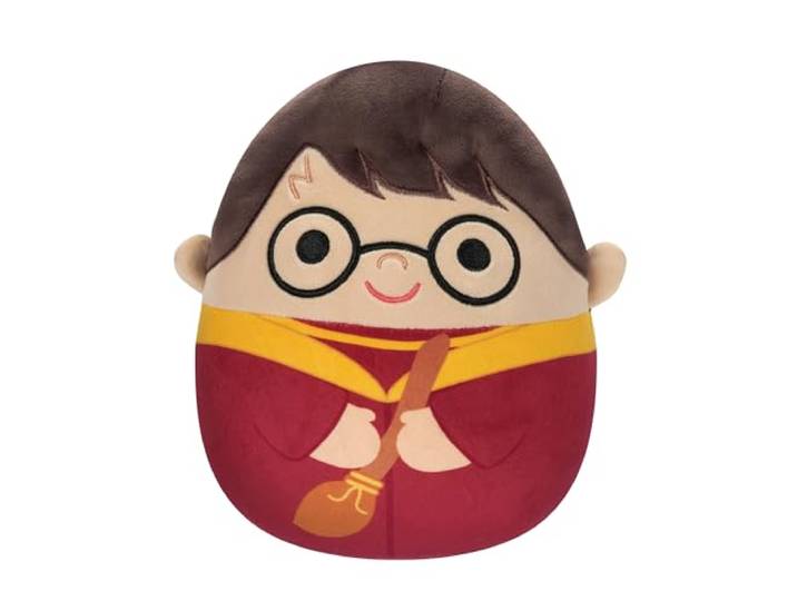 Squishmallows SQWB00124 Harry Potter in Zwerkjas 25 cm, officieel Jazwares pluche, superzacht knuffeldier