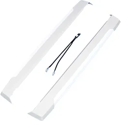 MPK VisionStar L pro LED Seitenblenden für Dachhauben signalweiß inklusive Anschluss