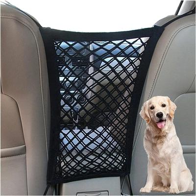 Uplift Picks Adjustable Dog Car Barrier Mesh Back Seat Safety Net With Storage Adjustable Dog Car Barrier Mesh Back Seat Safety Net With Storage