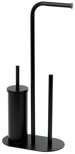 Showerdrape Aspen Black 3 in 1 Toilet Butler