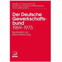 Der deutsche Gewerkschaftsbund 1969-1975, Sachbücher von Klaus Mertsching