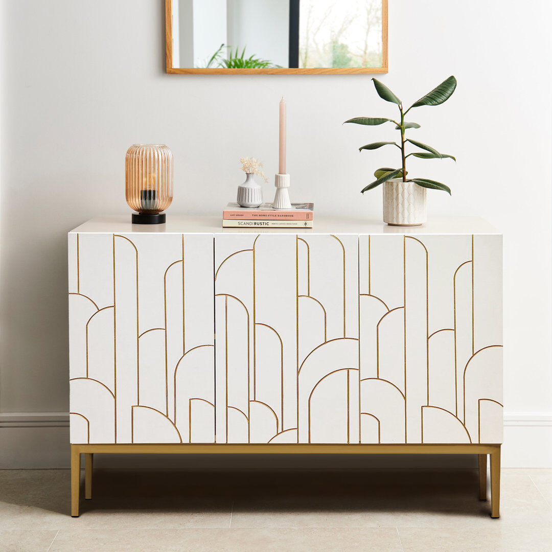Fairmont Park Heathfield Sideboard Snow White 81 cm H x 120 cm W x 40 cm D