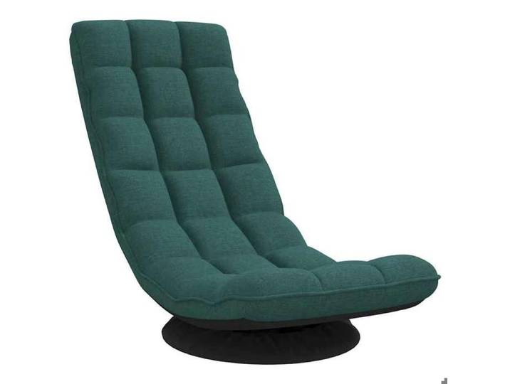 Mode Fauteuil de sol pivotant vert foncé 70x51x79 cm tissu - Pour adulte ou enfant - Poids maximal: 110 kg/siège_13660