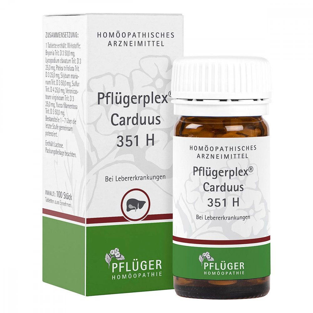 Homöopathisches Laboratorium Alexander Pflüger Gmb Pflügerplex Carduus 351 H Tabletten 00895474