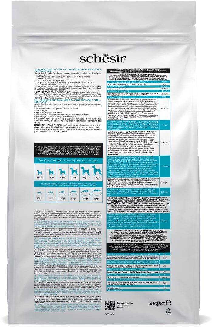 Schesir Cane Small Maintenance Pesce 2KG