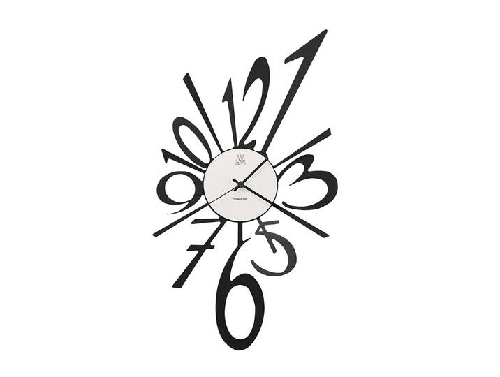 ARTI E MESTIERI horloge murale BIG-BANG (Noir - Métal et verre)