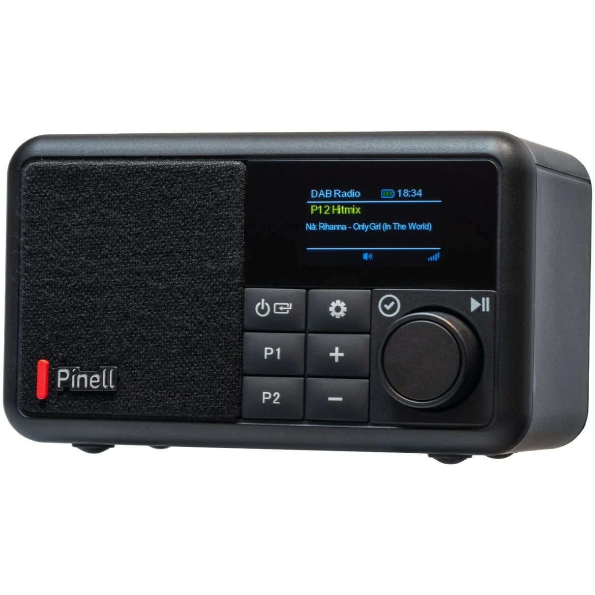 Pinell Supersound Compact DAB radio Zwart