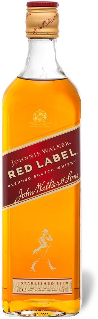 JOHNNIE WALKER Red Label Blended Scotch Whisky 40% Vol