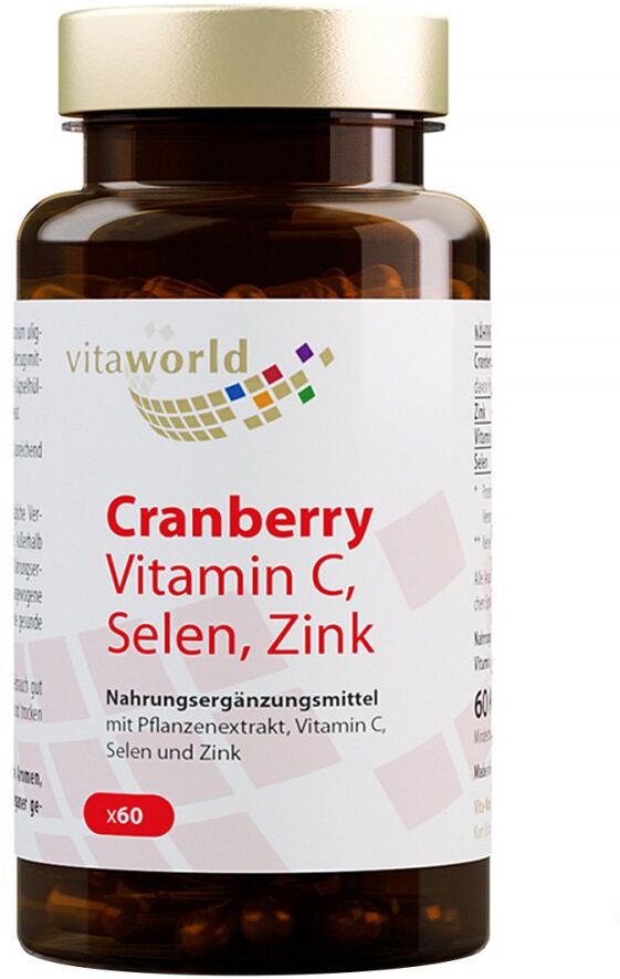 Cranberry Vitamin C+selen+zink Kapseln 60stk