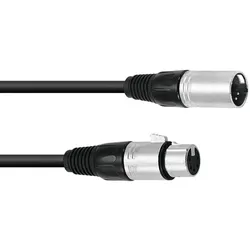 OMNITRONIC XLR Kabel 5pol 1m sw