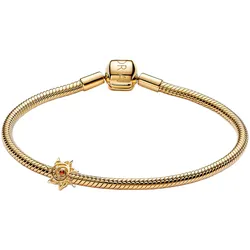 Pandora 31004 Geschenkset Damenarmband Sonne Goldfarben, 19 cm