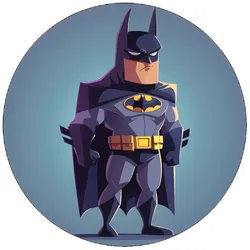 Essbares Papier „Batman“ – kleines Logo, 19,5 cm
