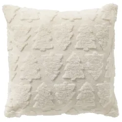 Textino gefülltes Kissen 'Mare' 45 x 45 cm Snow White - Weiß