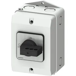 Siemens 3LD2184-2GP21 SENTRON Lasttrennschalter 3LD im Gehäuse, Schalter + Taster, Schwarz