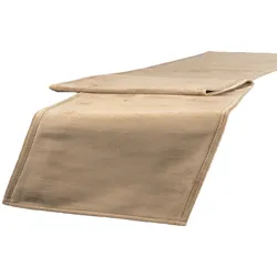 TISCHLÄUFER Samt&Sonders braun-beige 140/40 cm