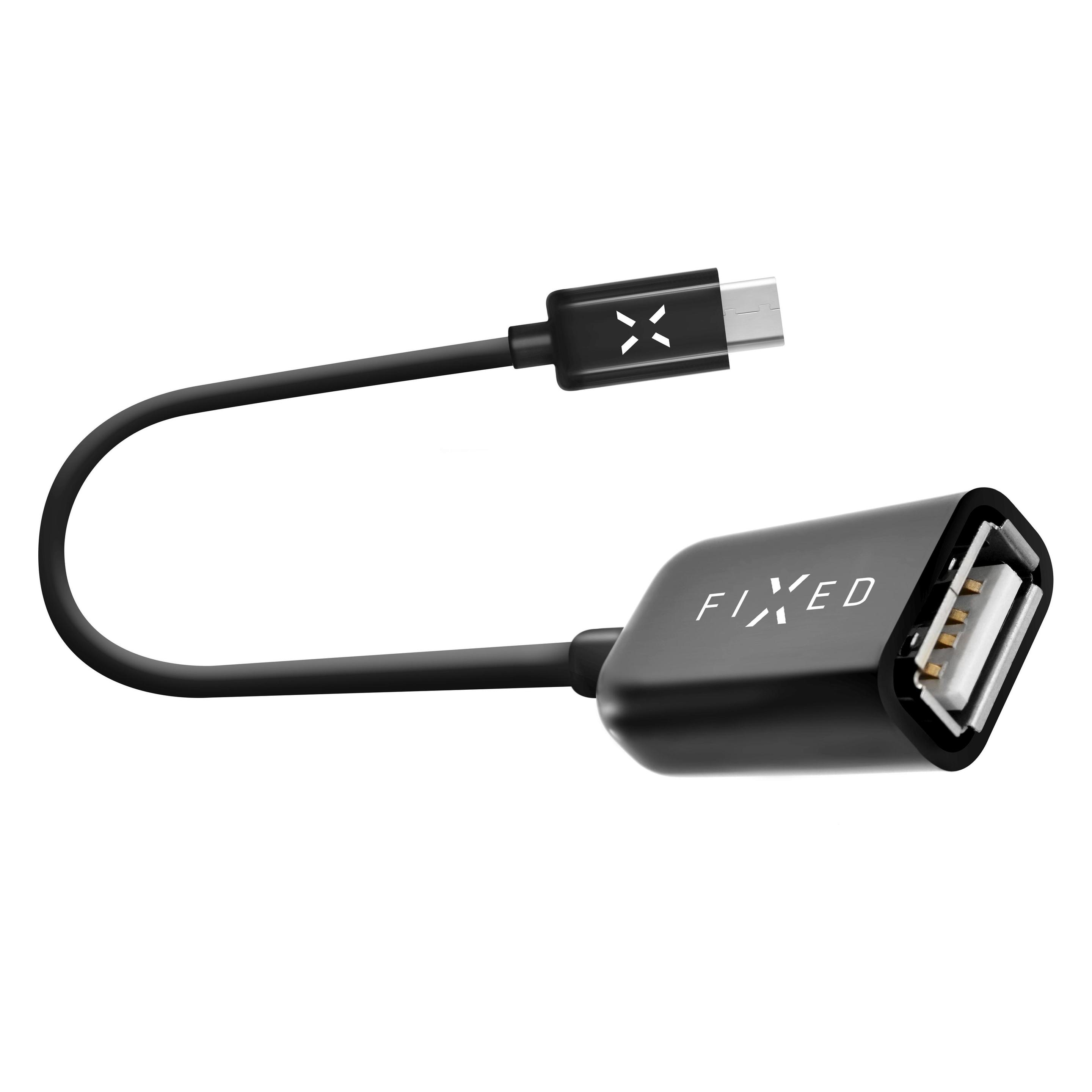 Fixed OTG-Kabel USB/USB-C (FIXA-CTOA-BK)